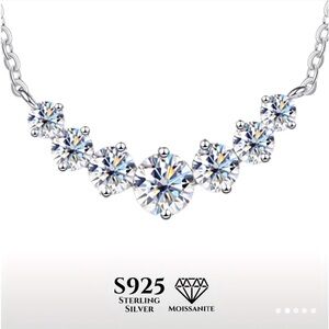 Lab Created 14k Diamond 2.8ct Necklace